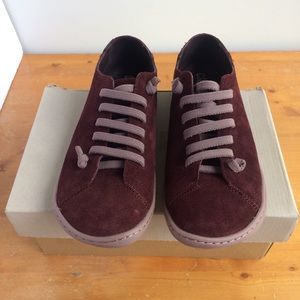 Camper Sz 37 Peu Cami Suede Leather Purple Sneaker